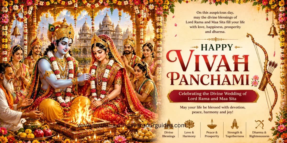 Vivah Panchami Ram Sita wedding festival in Vrindavan Mathura 2026