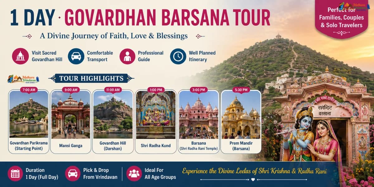 Barsana guide services for Radha Rani Temple and sacred sites