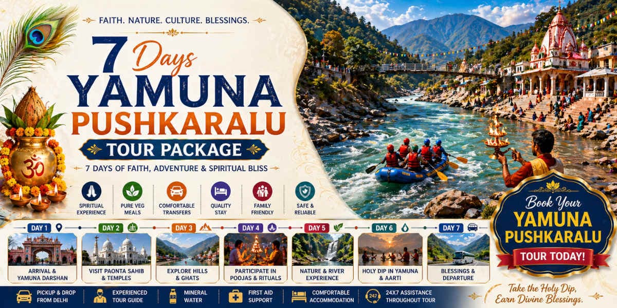 7 Day Yamuna Pushkaralu Pilgrimage Package — Complete Braj Circuit