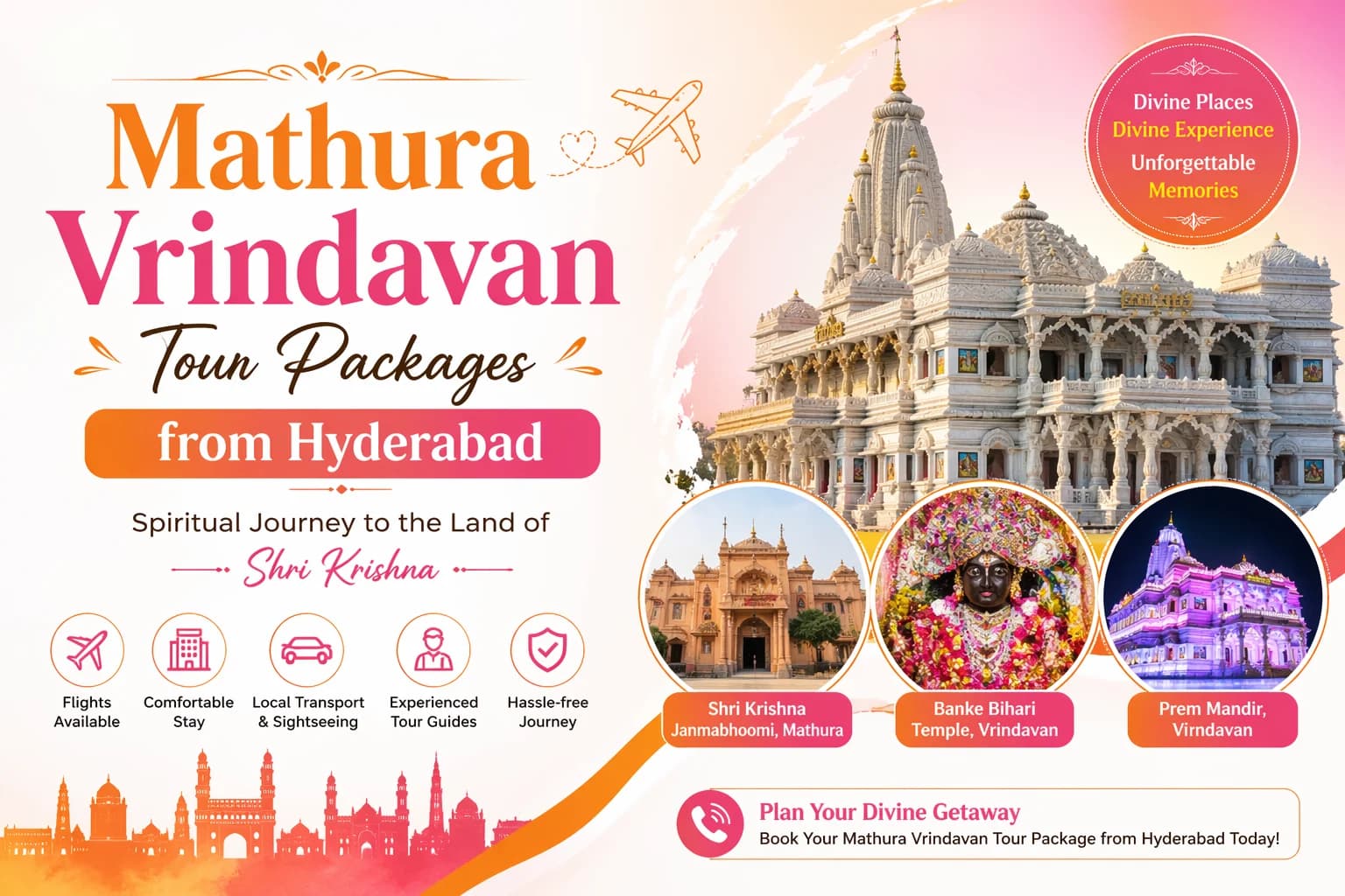 Mathura Vrindavan Tour Packages from Hyderabad