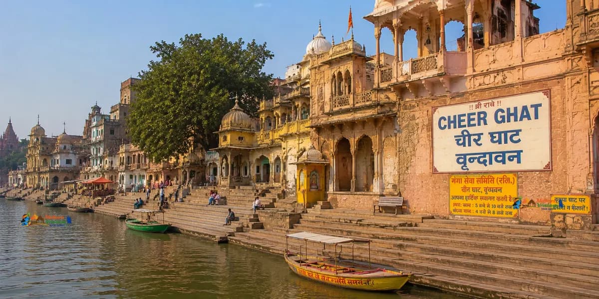 Cheer Ghat Vrindavan — sacred Yamuna ghat site of Krishna's Cheer-harana leela