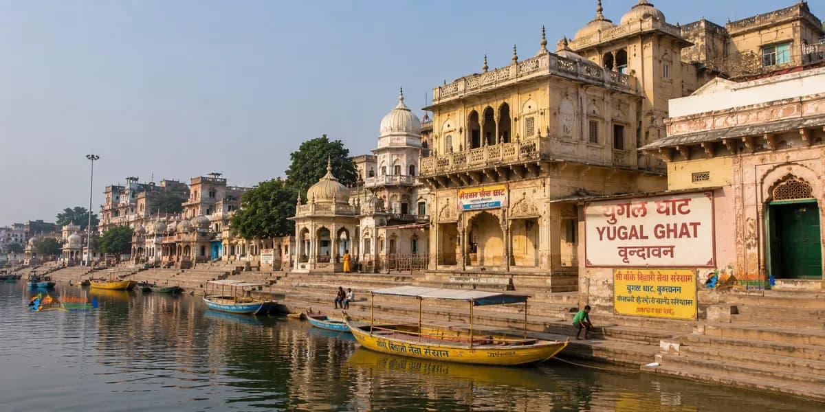 Yugal Ghat Yamuna ghat Vrindavan