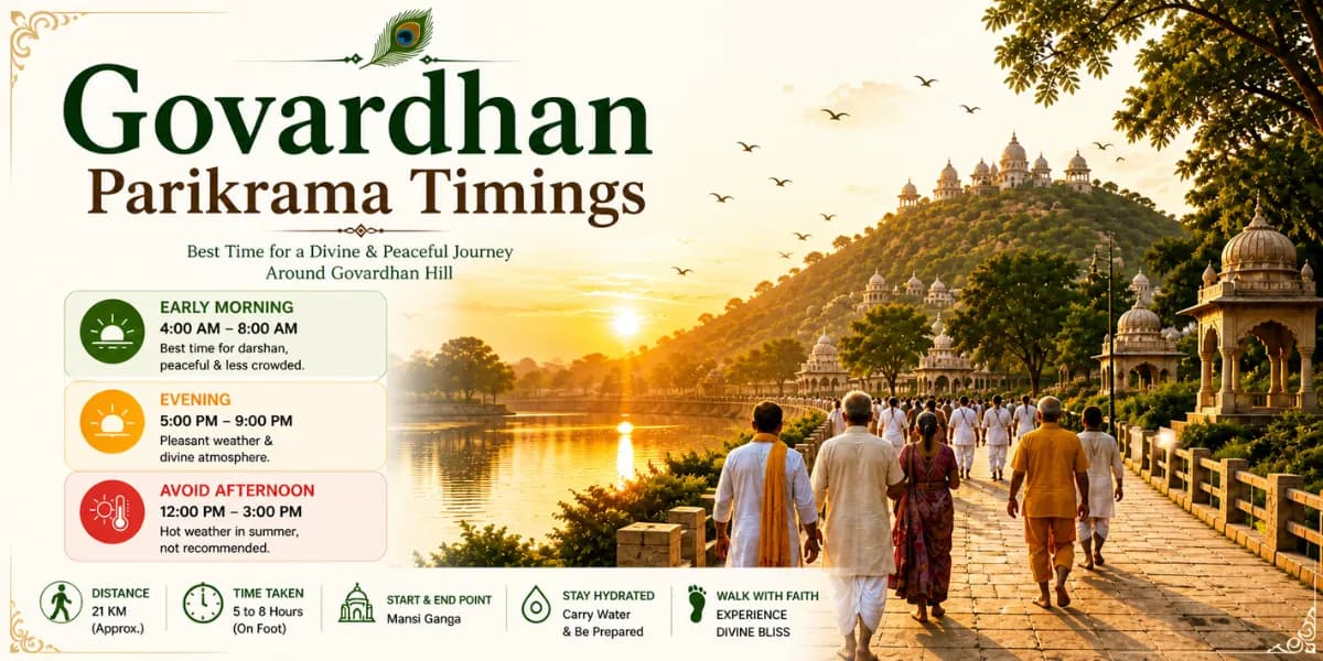 Govardhan Parikrama Timings
