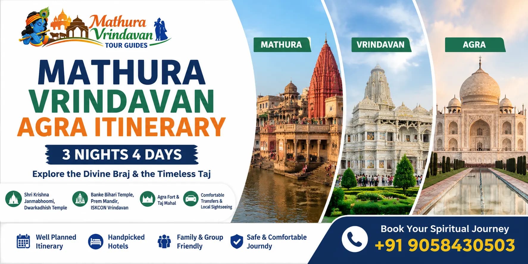 Mathura Vrindavan Pilgrimage Package: Temple Guide